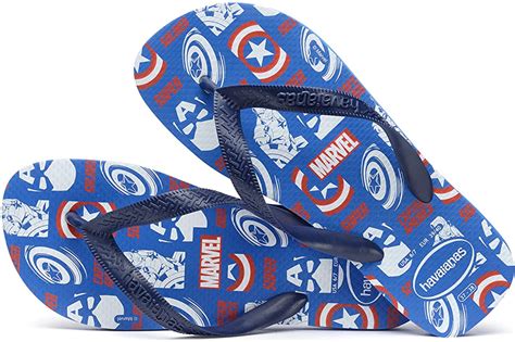 Cuponeiros Chinelo Top Marvel Logomania Havaianas Adulto Unissex