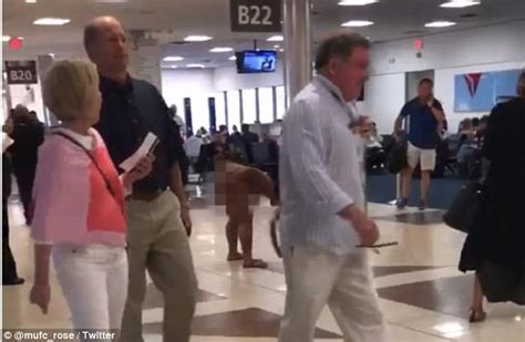 Woman Strolls Through Atlanta S Airport Naked Daily Mail Online