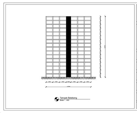 Gambar Kerja Bangunan Gedung 16 Lantai Portofolio