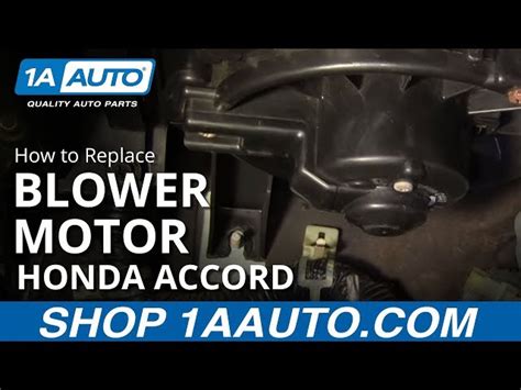 Honda Accord Replace Blower Motor Resistor Hvac Blower Motor