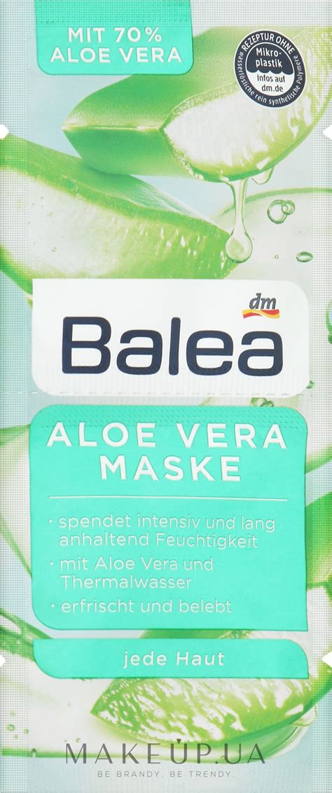 Balea Aloe Vera - Маска для лица с алоэ вера: купить по лучшей цене в ...