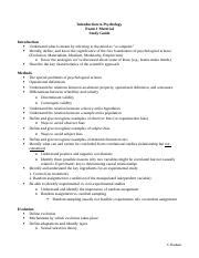 Studyguide Exam Vb Docx Introduction To Psychology Exam