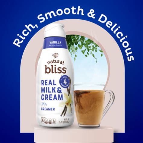 Natural Bliss Vanilla Liquid Coffee Creamer, 46 FL OZ - Fry’s Food Stores