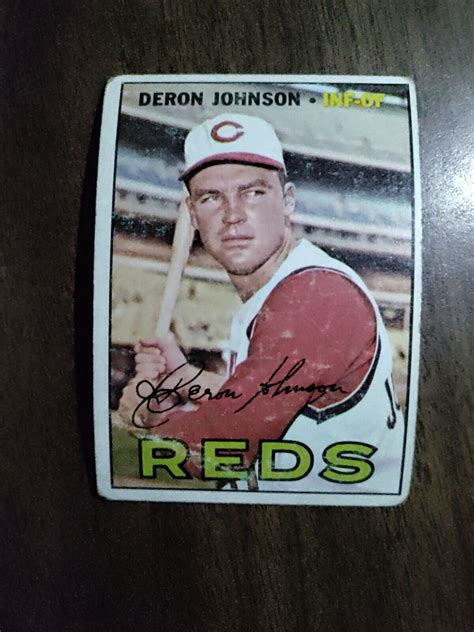 1967 Topps Baseball Card 135 Deron Johnson Poor Free Shipping EBay