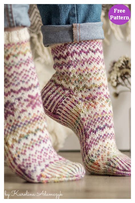 Easy Peasy Socks Free Knitting Pattern