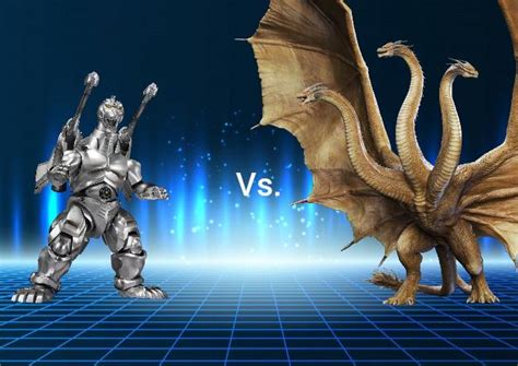 Heisei mechagodzilla vs monsterverse king ghidorah. : r/GODZILLA