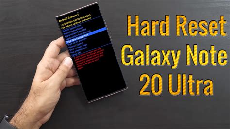 Hard Reset Samsung Galaxy Note Ultra Factory Reset Remove Pattern