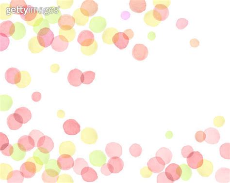 Pink Watercolor Polka Dots Background 이미지 1362319906 게티이미지뱅크