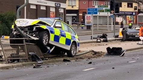 Women Hurt In Crash With Police Car Responding To 999 Call Bbc News