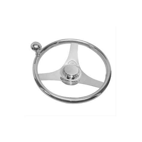 Volante N Utico Em A O Inox Knob Para Barcos Pol