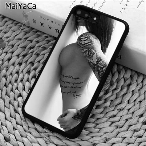 Maiyaca Sexy Tattoo Girl Phone Case For Iphone 14 5 6 7 8 Plus 11 12 13 Pro X Xr Xs Max Samsung