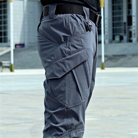 Ix9 Military Tactical Pants Waterproof Cargo Pants Men Breathable Solid Combat Trousers Shopee