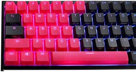 Ducky Keycaps 31 Set of Rubber Double Shot Backlit for Ducky Keyboards ...