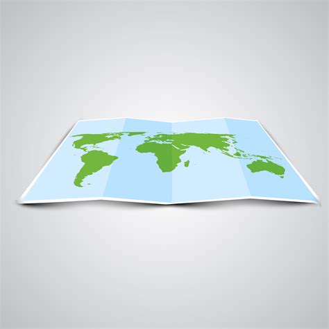 Mapa Del Mundo En 3D Vector 319299 Vector En Vecteezy