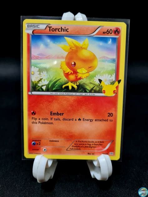 Pokemon Card Torchic Non Holo Mcdonalds Th Anniversary Promo