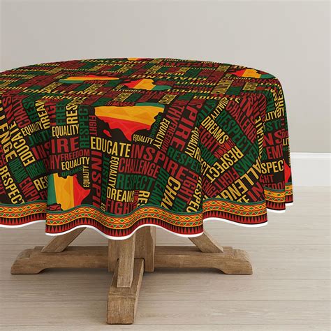 Amazon Horaldaily Juneteenth Round Tablecloth 7070 Inch Round