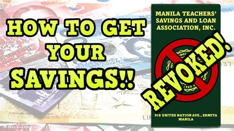 How To Withdraw Savings From Manila Teachers Savings Loan Association Inc Mtslai Youtube