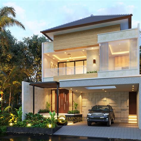 Mr. Aliy Abdulloh Modern House 2 Floors Design - Jakarta 16206 - Modern Home Design