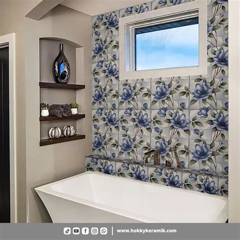 Camellia Blue Hokky Keramik