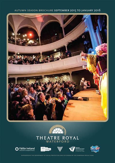 Theatre Royal Season Brochure Winter 2015 By Theatre Royal Waterford