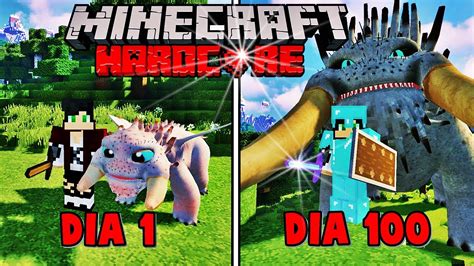 SOBREVIVI 100 Dias em UM MUNDO DE DRAGÕES no Minecraft Hardcore O