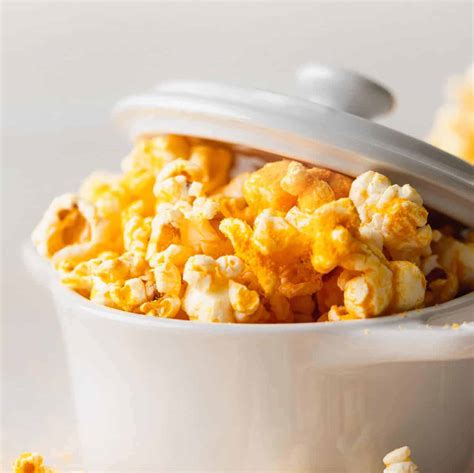 Homemade Cheese Popcorn Recipe - The Cheese Knees