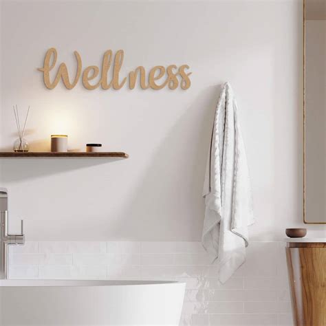 Mdf Decoratie Naturel Wellness Wall Art Nl