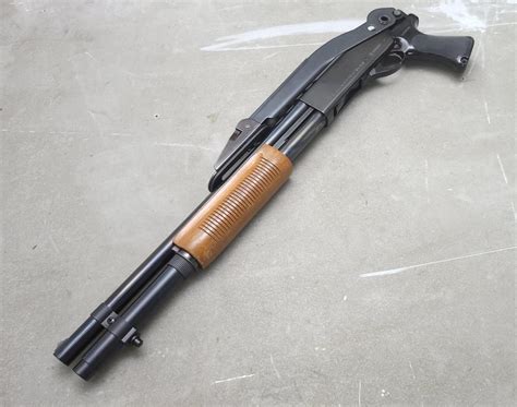 Remington 870 Police Magnum With Top Folding Leo Stock Rshotguns