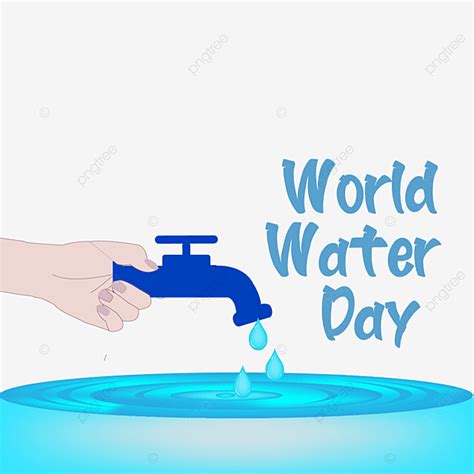 World Water Day Vector Hd Images World Water Day Design Symbol Life