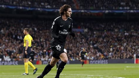 Paris Saint Germain Appeal Adrien Rabiots Champions League Yellow Card