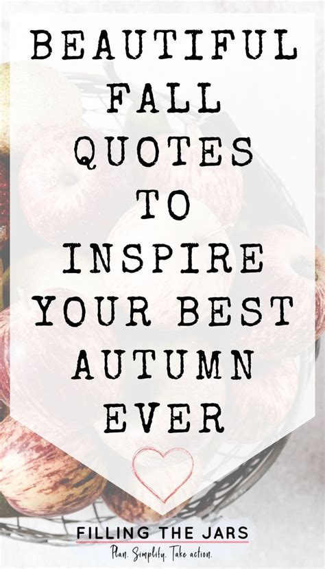 Beautiful Fall Quotes For Inspiring Your Best Autumn Season Fall