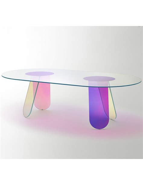 Glas Italia Tisch Shimmer Bartolomeo Italian Design