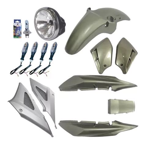 Kit Carenagem Farol Led 4 Piscas Cbx 250 Twister 2001 A 2008 Frete Grátis