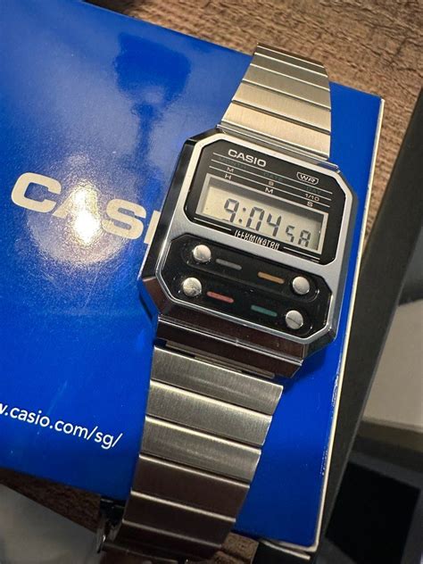 Casio a100 watch, Men's Fashion, Watches & Accessories, Watches on ...