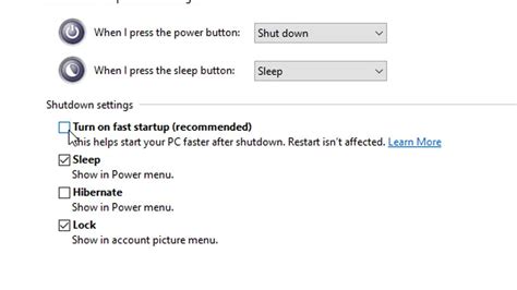 Turn Off Fast Startup Windows 11