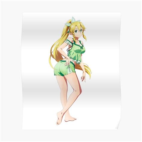 Hot Leafa Waifu Sword Art Online Poster By MiroteiEmpire Redbubble