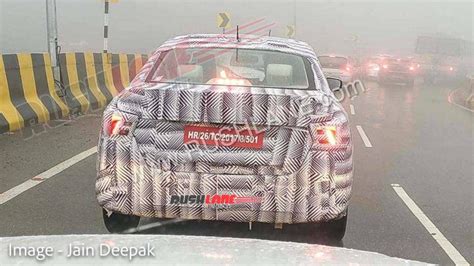 2024 Maruti Dzire Caught Testing For The First Time Team BHP