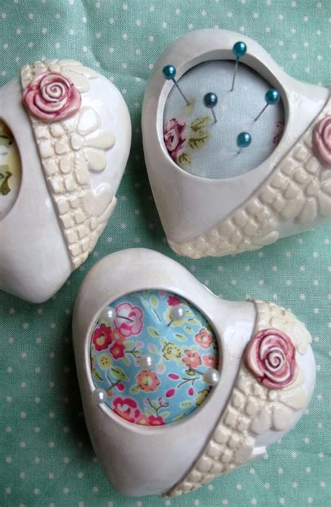 Ceramic Pincushions By All About The Detail Ceramic Clay Ceramic Decor