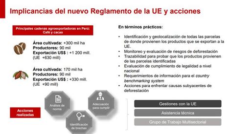 Deforestación UE Perú solicita a la Unión Europea ampliar vigencia