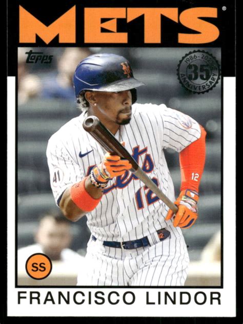 2021 Topps Update 86B 37 Francisco Lindor 1986 Anniversary EBay