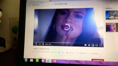 Videorreaccion J Geco Chicken Song Canción YouTube