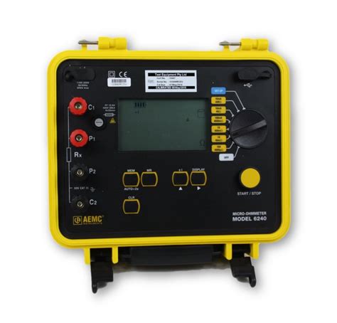 Hire Aemc Micro Ohmmeter Brandis Hire