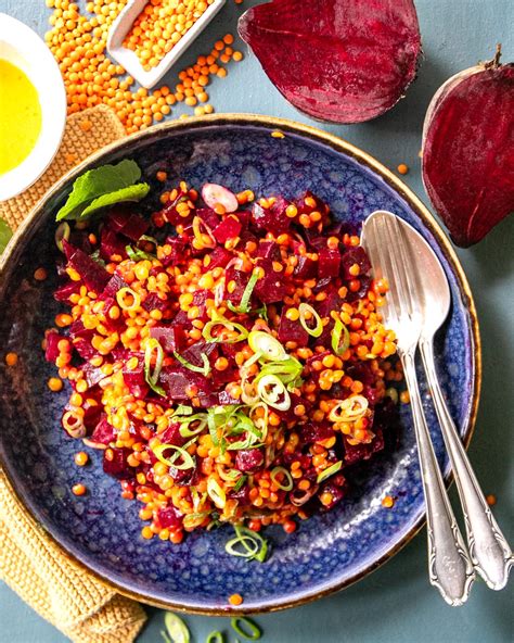 Linsensalat Mit Rote Beete