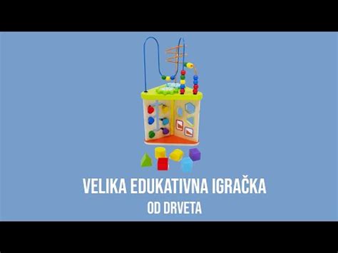 Velika Edukativna Drvena Igra Ka U