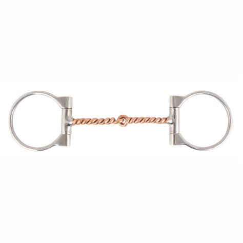 Fes Copper Twisted Wire D Ring Snaffle Bit Schneiders Saddlery