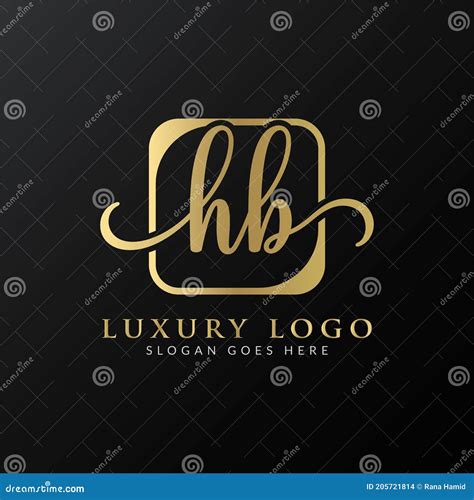 Modelo De Vetor De Design Do Logotipo Hb Ilustração Do Vetor De Letra