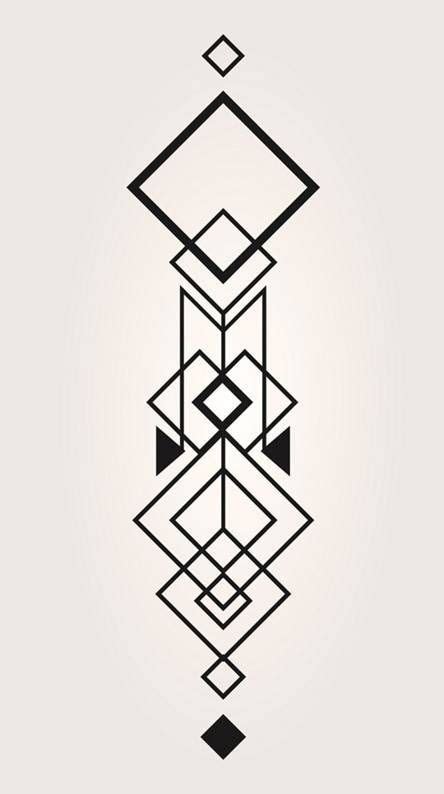 Pin By MITAL On ART Geometric Tattoo Design Geometric Tattoo Art