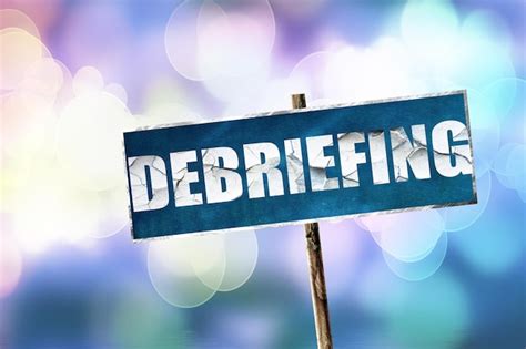 debriefing premium ai generated image