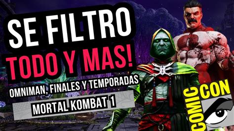 Mortal Kombat Se Filtra Todo Lo De Nycomic Con Omni Man Finales De