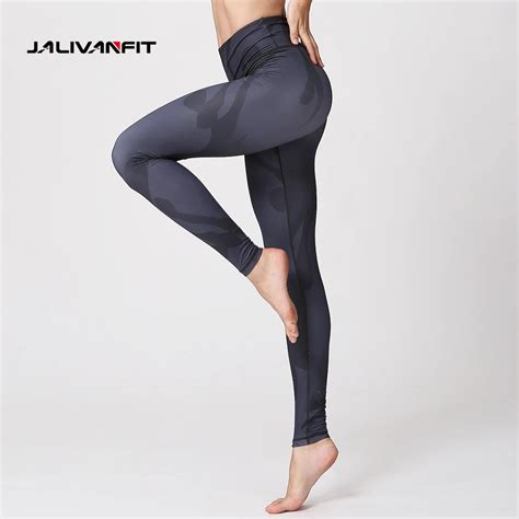 Sexy Printed Yoga Leggings Slim Running Sport Fitness Pants Elastic